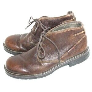 Clarks Morris Peak Chukka Brown Leather Waterproof Casual Men's Boots Size 9